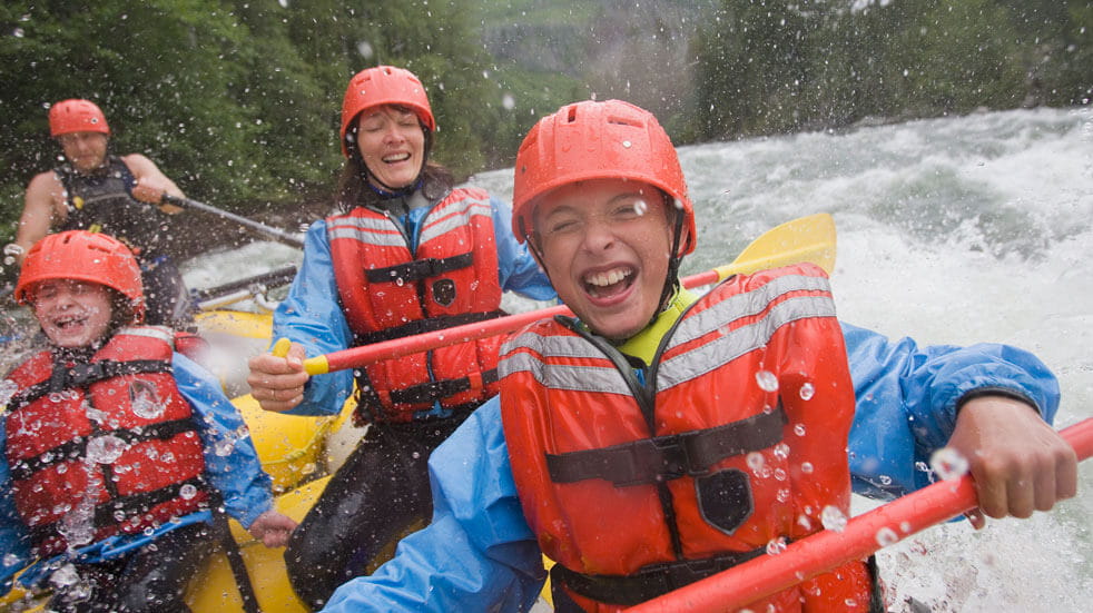 What to do on Mother's Day; white water rafting